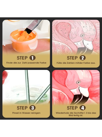 ARTNANAS DIY Malen nach Zahlen Set-"Mopsblick" 