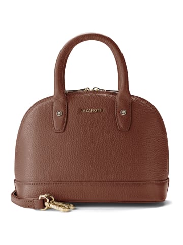 Lazarotti Bologna Leather Handtasche Leder 24 cm in brown 2