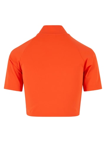 Urban Classics Urban Classics Ladies High Neck Short Tee in signalred