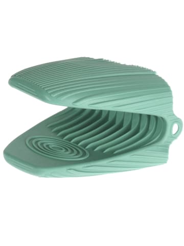 Excellent Houseware Küchengriff aus Silikon in Hellgrün, (B) 9 x (H) 10 x (L) 10 cm