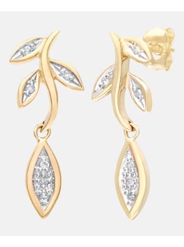 Diamant L'éternel Ohrhänger aus 375 Gelbgold mit Diamant