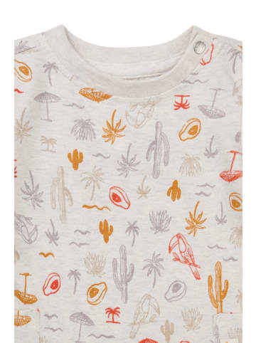 Noppies Strampler Orebro in Tropical pattern Off white