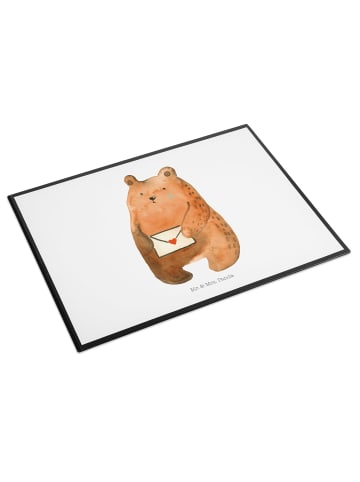 Mr. & Mrs. Panda Schreibunterlage Bär Vermissen ohne Spruch in Weiß