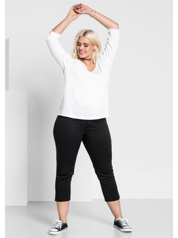 sheego 7/8-Hose in schwarz