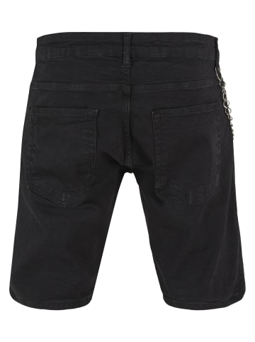 2Y Premium Jeans Shorts in black