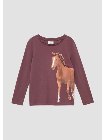 s.Oliver T-Shirt in 4927_bordeaux