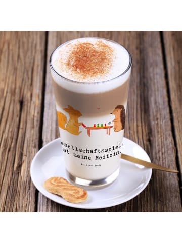 Mr. & Mrs. Panda Longdrinkglas Eichhörnchen Gesellschaftsspiele ... in Transparent