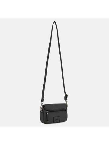 FREDs BRUDER Bestie Umhängetasche Leder 20 cm in black