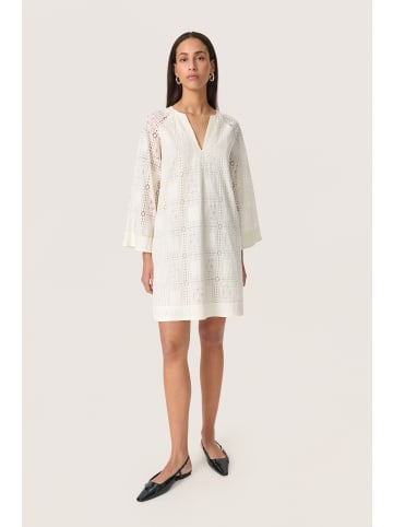 Soaked in Luxury Kleid SLCoopelia Lockere Passform in Whisper White