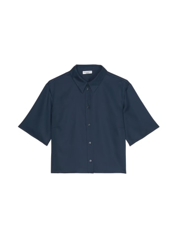 Marc O'Polo DENIM Crop-Bluse relaxed in navy teal