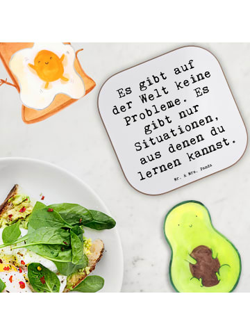 Mr. & Mrs. Panda Untersetzer Glas Spruch Erleuchtung finden mit ... in Weiß