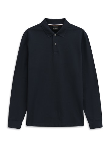 Bugatti Polo Shirt Langarm in 390-marine