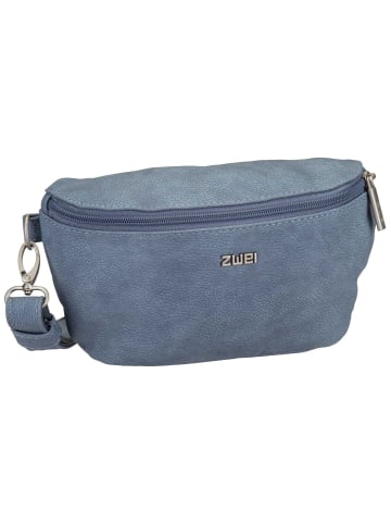 Zwei Gürteltasche Mademoiselle MH4 in Nubuk/Sky