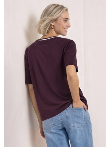 Street One T-Shirt in aubergine
