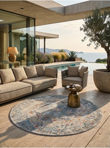 KADIMA DESIGN Teppich Outdoor Orientalisch pflegeleicht Balkon Terrasse Outdoor in Mehrfarbig
