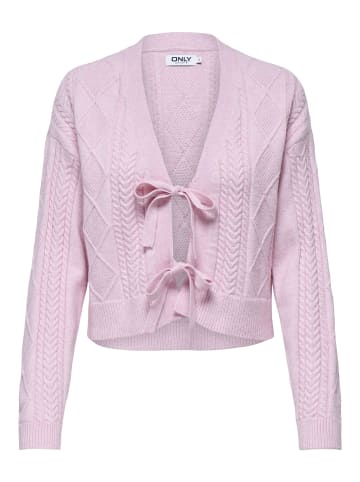 ONLY Strickjacke in Light Pink