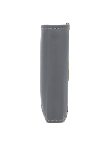 mano Don Leonardo Geldbörse RFID Leder 10 cm grau