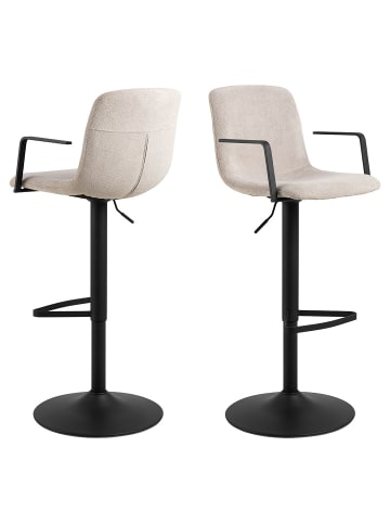 ebuy24 Barhocker Pablo Beige 2er Set