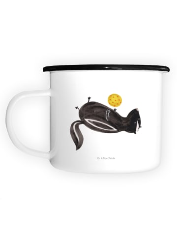 Mr. & Mrs. Panda Trinkbecher Stinktier Ball ohne Spruch in Weiß