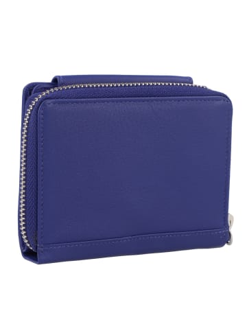 Braun Büffel Joy Geldbörse RFID Schutz Leder 12 cm in indigo violet