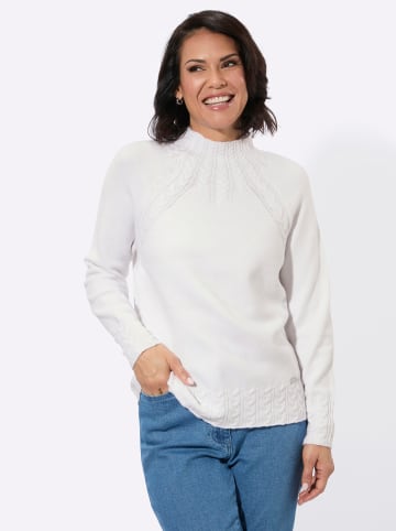 WITT WEIDEN Stehkragen-Pullover in ecru