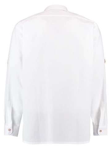 OS-Trachten Trachtenhemd Babuzi in weiß