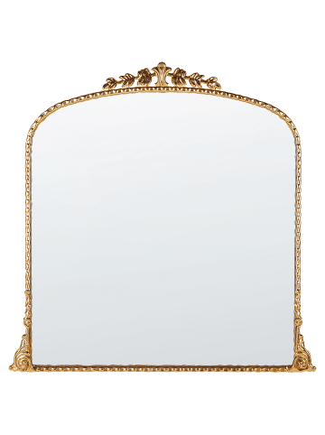 Beliani Wandspiegel LIVRY in Gold - (W) 71 x (H) 71 x (L) 3 cm