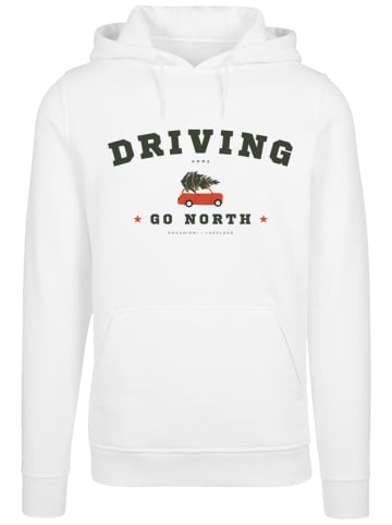 F4NT4STIC Hoodie Driving Home Christmas in weiß