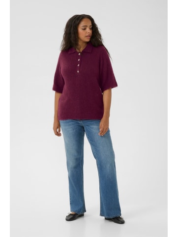 KAFFE curve Strickpullover KCemilia Regular fit in Windsor Wine