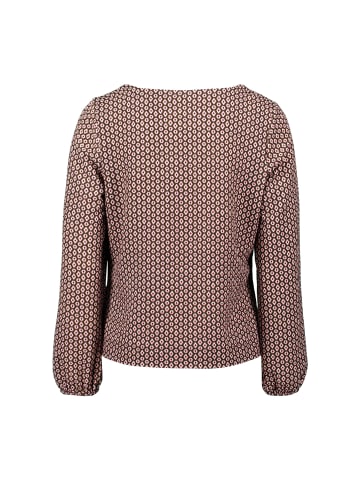 Zero  Bluse mit grafischem Print in CreamBrown