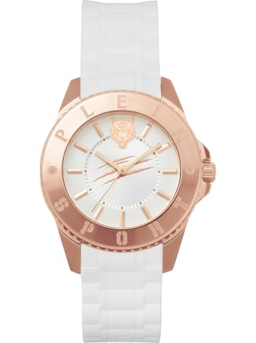 Plein Sport Analoguhr für Damen in Weiß