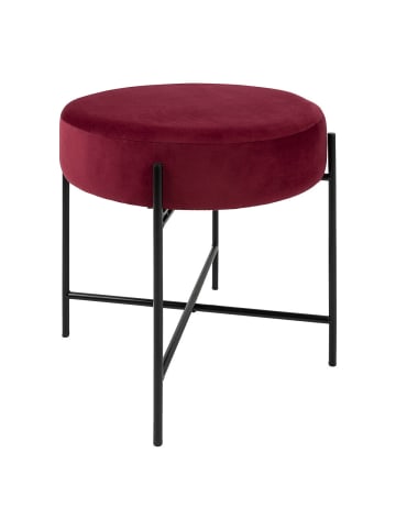 Atmosphera Créateur d'intérieur Sitzhocker in rotwein