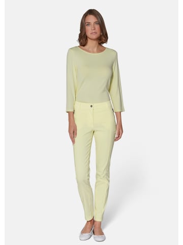 MADELEINE Enge Hose mit Reißverschlusstaschen in vanille