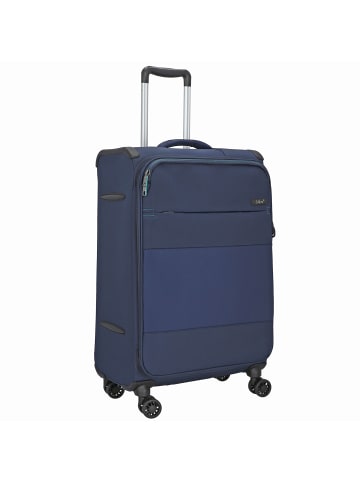 D&N Travel Line 9004 4-Rollen Kofferset 3tlg. in blau
