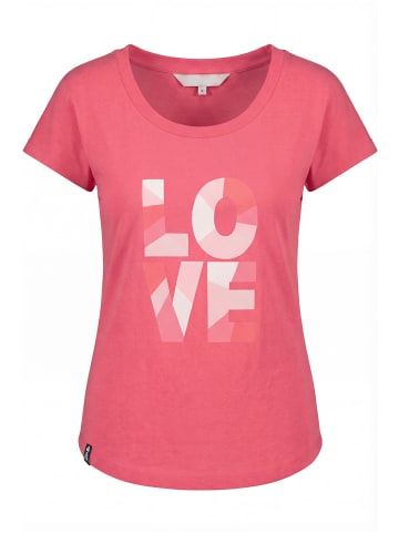 alife and kickin Kurzarmshirt EiraAK P in Love Mosaik - kamelie