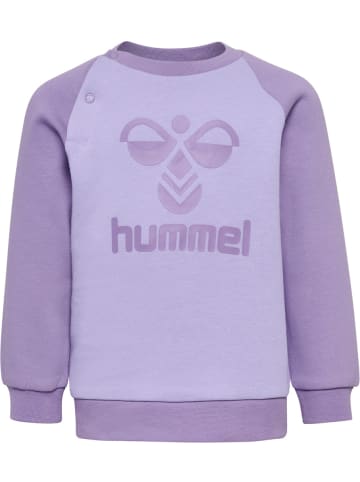 Hummel Kinder Trainingsanzug "Humming Crewsuit" in Lila