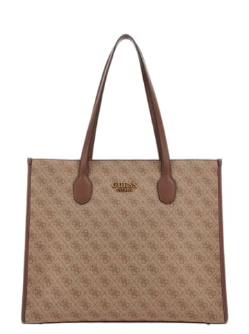 Guess Handtasche Silvana Girlfriend in Latte logo braun