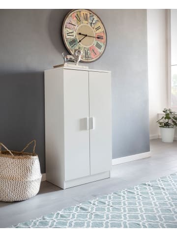 FineBuy Schuhschrank in Weiß / Spanplatte / 0x0x0