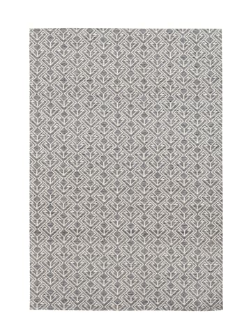 Arte Espina Wohnzimmer Teppich – Kurzflorteppich Yoga 125 in grau - creme - rechteckig