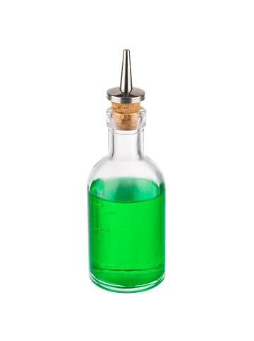 APS Essig- & Ölflasche in transparent, 5 x 5 cm, H:15,5 cm, Glas