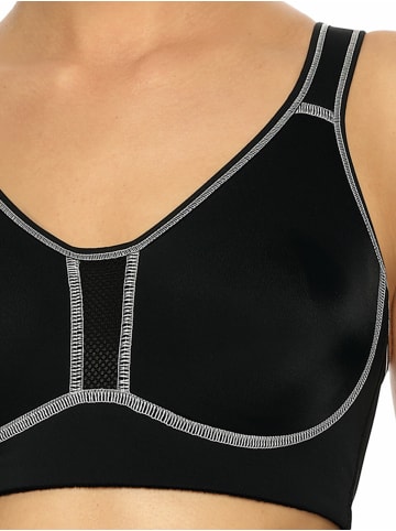 Viania 2er Pack Sport BH Performance in schwarz schwarz