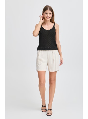 Fransa Shirttop in schwarz