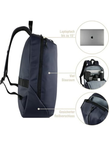 Bugatti Tagesrucksack für Erwachsene in blau in blau