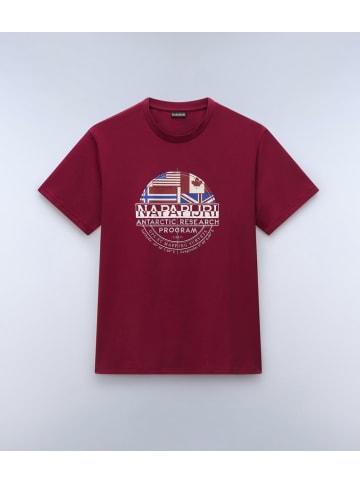 Napapijri T-Shirt "S-Turin 1" in Rot