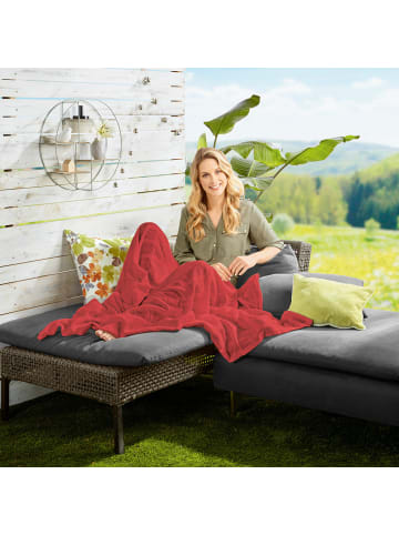 Erwin Müller Baumwolle Sommerdecke Trient in rot