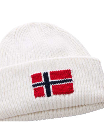 Napapijri F-Evei - Mütze (blu marine) in beige dimity