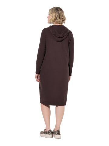 Ulla Popken Midikleid in mahagoni