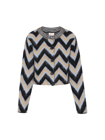 IZIA Cardigan in black multicolor