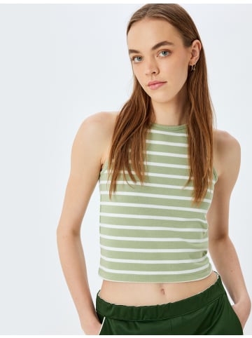 KOTON TANKTOPS BSC in Khaki Gestreift