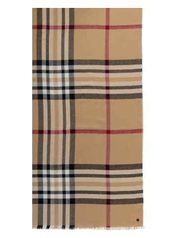 Fraas Schal in camel rot - 0001